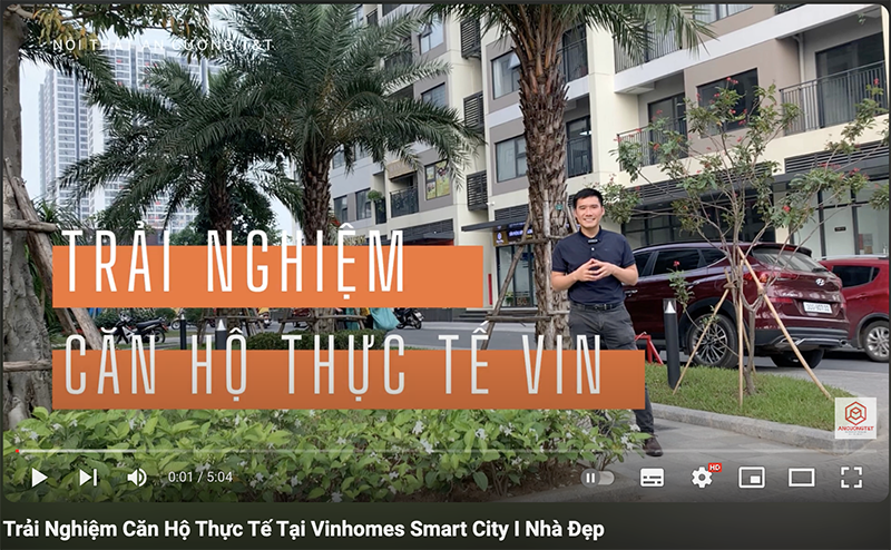 Trải nghiệm căn hộ thực tế tại Vinhomes Smart City