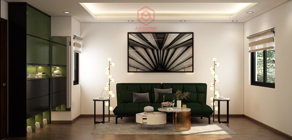 Dự án thi công nội thất chung cư hiện đại 60m2 tại Hưng Yên